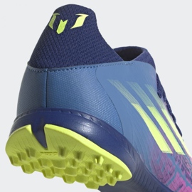 Adidas X Speedflow Messi.3 Tf M FY6896 fodboldstøvler marineblå, flerfarvet blå og marineblå 6