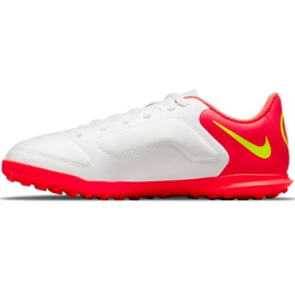Nike Tiempo Legend 9 Club Tf Jr DA1334 176 fodboldstøvler hvid hvid 1