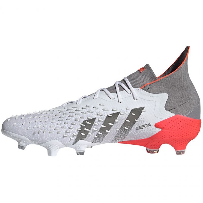 Adidas Predator Freak.1 Fg M FY6255 fodboldstøvler hvid, hvid, grå/sølv hvid 1