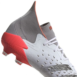 Adidas Predator Freak.1 Fg M FY6255 fodboldstøvler hvid, hvid, grå/sølv hvid 2