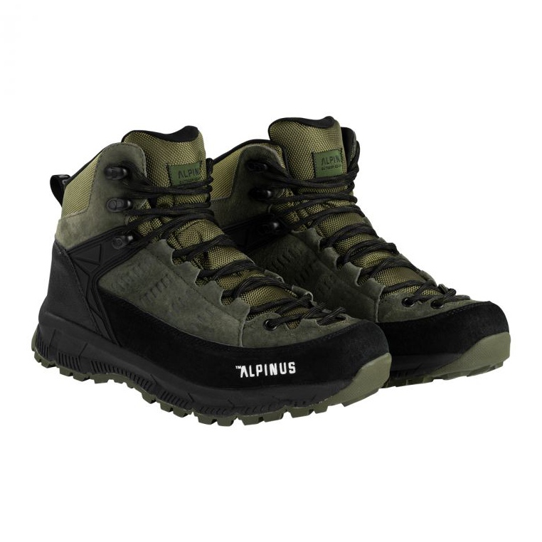 Trekkingsko Alpinus Brasill M JS43583 sort grøn 2