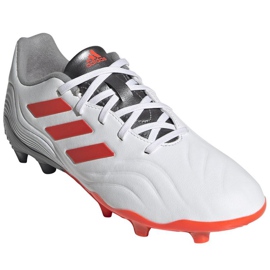 Adidas Copa Sense.3 Fg Jr FY6154 fodboldstøvler flerfarvet hvid 3