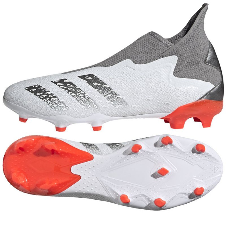 Adidas Predator Freak.3 Ll Fg M FY6293 fodboldstøvler grå, hvid hvid 1