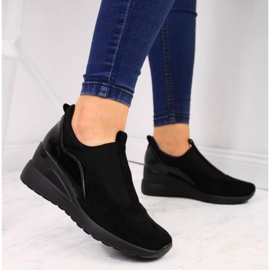 Wedge sneakers Vinceza W WM790A sort 2
