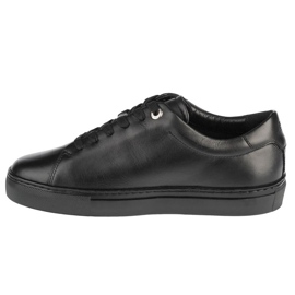 Tommy Hilfiger Crest Sneaker FW0FW05922-BDS sko sort 1
