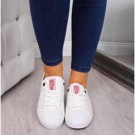 Tekstilsneakers Big Star W FF274087 hvid 2