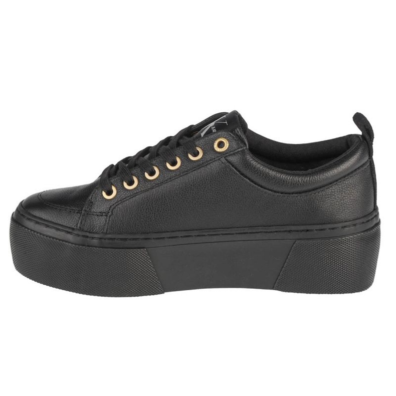 Calvin Klein Vulcanized Flatform Laceup LW YW0YW00366-0GJ sko sort 1