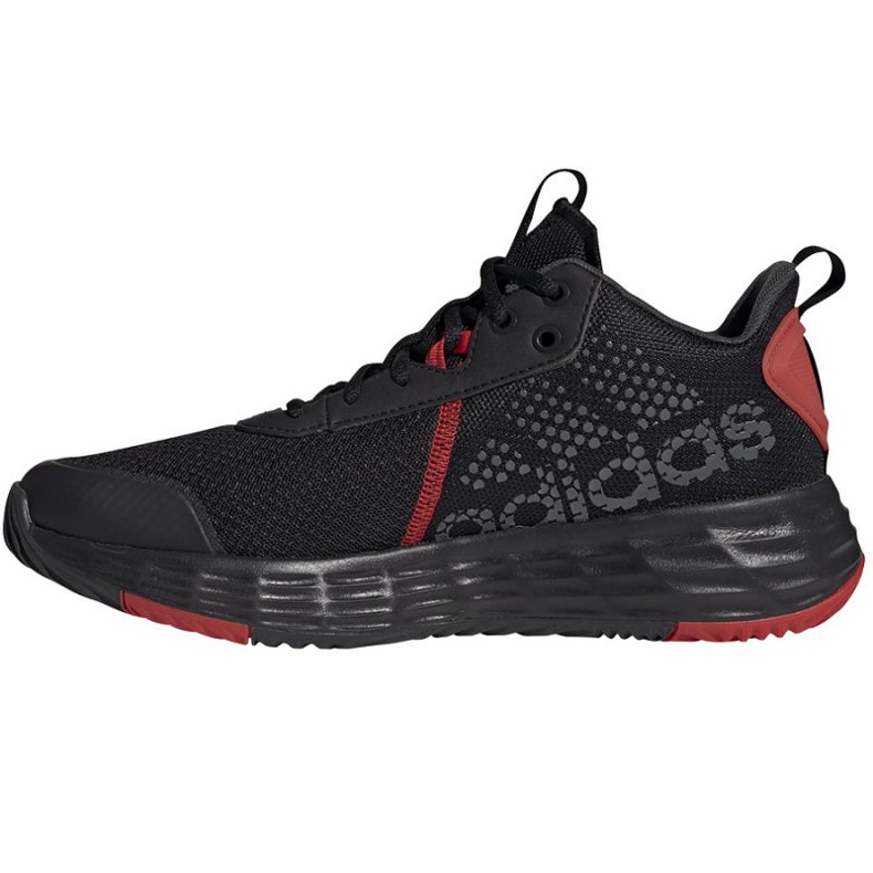 Adidas OwnTheGame 2.0 H00471 basketballsko sort sort 1