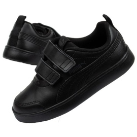 Puma Courtflex Spædbørn 371543 06 sort 1