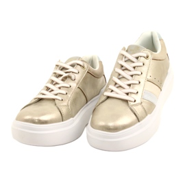 American Club Women's Sports Sneakers på en tyk sål gylden amerikansk klub RH68/22 2