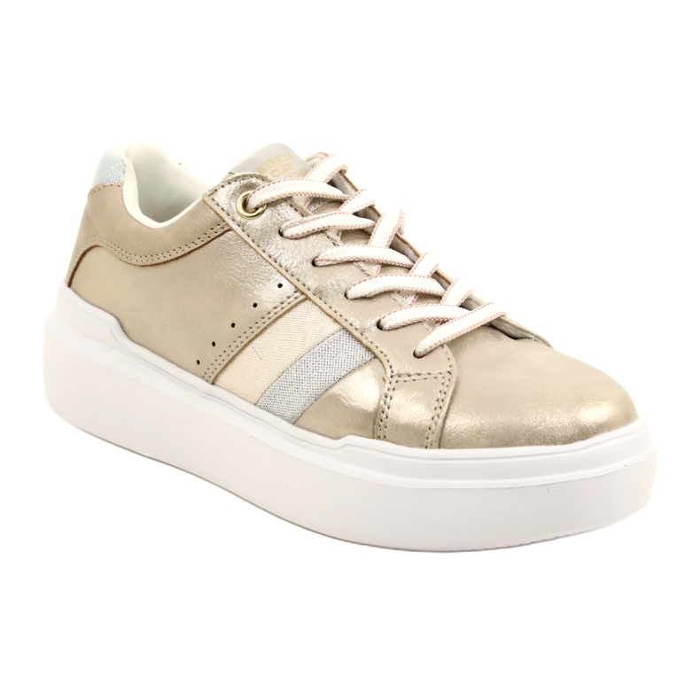 American Club Women's Sports Sneakers på en tyk sål gylden amerikansk klub RH68/22 1