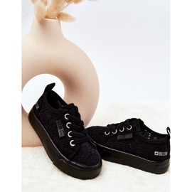 Sort gennembrudt Big Star JJ374133 Sneakers 1