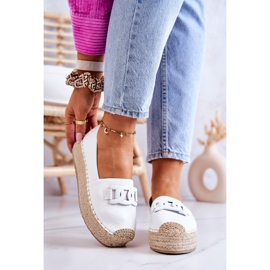 FB2 Klassiske Espadriller På Den Hvide Julianne Platform 2