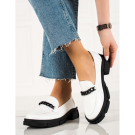 Goodin Mode hvide loafers 1