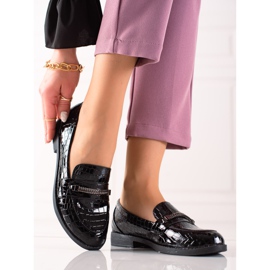 TRENDI Elegante lakerede sko sort 1