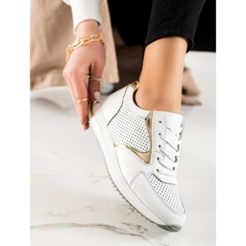 Goodin Casual læder sneakers hvid 2