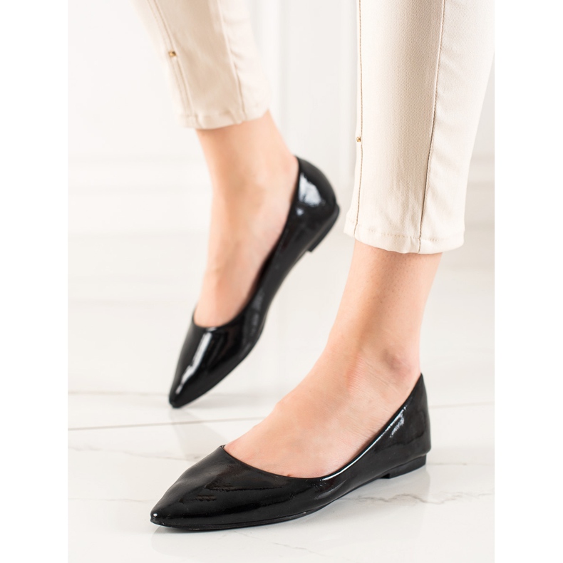 Encor Lakeret Ballerina In Spitz sort 2