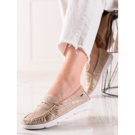 Goodin Lette loafers på platformen beige 2