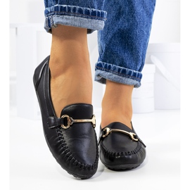 Sorte dame loafers fra Ilana 1