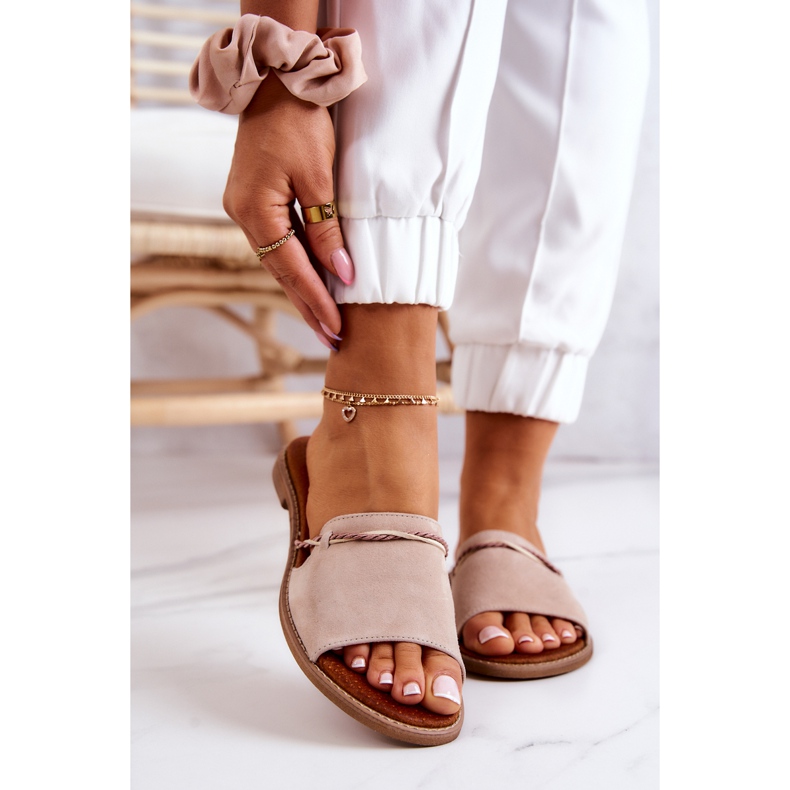 Lewski Shoes Ruskind Hjemmesko Lewski Sko 3047 Beige 1