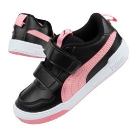 Puma Multiflex Jr 380741 05 sort lyserød 1