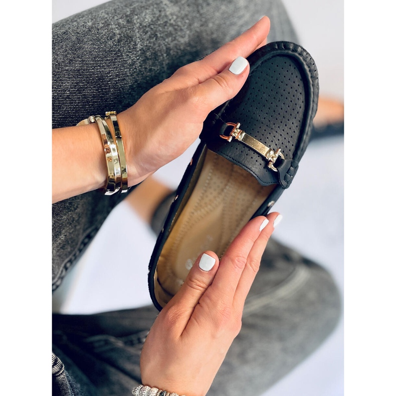Wong sorte loafers til kvinder 1