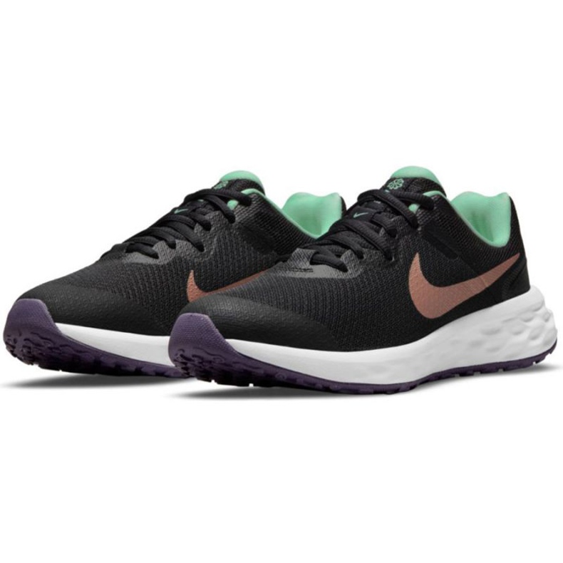 Nike Revolution 6 Jr DD1096 005 løbesko sort 2