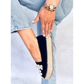 Elif Sorte espadriller med skaller 2