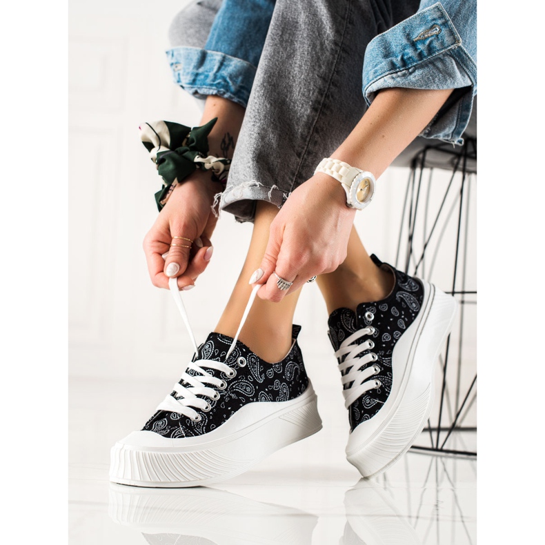 Seastar Modedesign sneakers sort 1