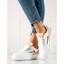 TRENDI Moderigtige hvide sneakers flerfarvet 1