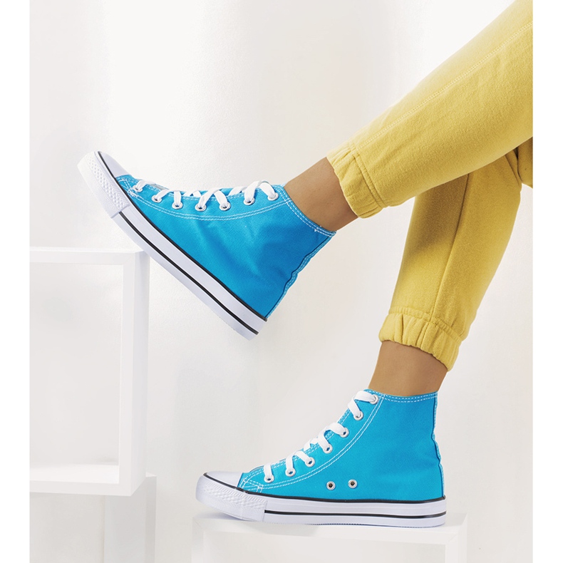 Blå Felis ankelsneakers 1