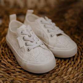 Openwork sneakers Big Star JJ374020 Hvid 2