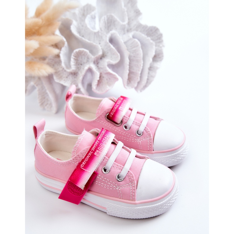 Lave sneakers til børn Big Star JJ374078 Pink lyserød 2