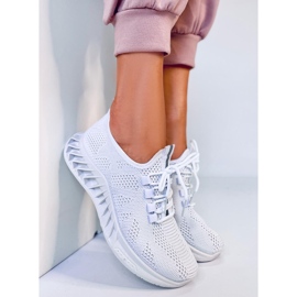 Kira White sock sportssko hvid 1
