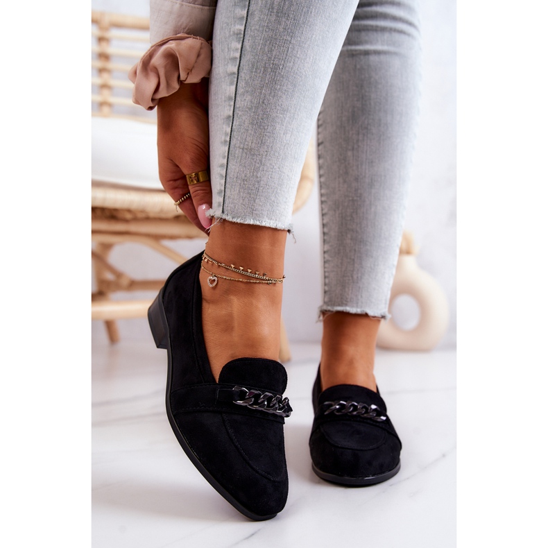 Vinceza Yasmin sort ruskind loafers 2