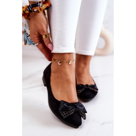 PE1 Klassisk sort Grayson Bow Ballerina 2