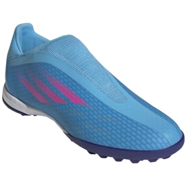 Adidas X Speedflow.3 Ll Tf M GW7500 sko blå blå 3