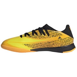 Adidas X Speedflow Messi.3 In J Jr GW7422 sko gul gylden 1