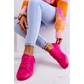 Openwork sneakers Big Star JJ274060 Pink lyserød 2
