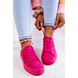 Openwork sneakers Big Star JJ274060 Pink lyserød 1