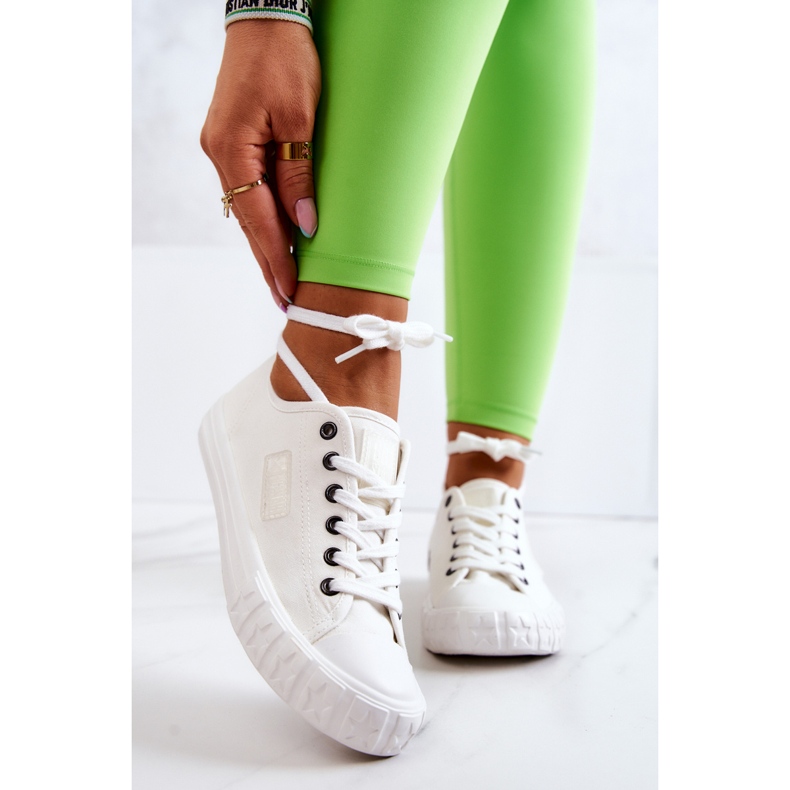 Klassiske damesneakers Big Star JJ274493 Hvid 1