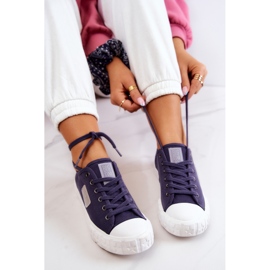 Klassiske damesneakers Big Star JJ274494 Marineblå 1