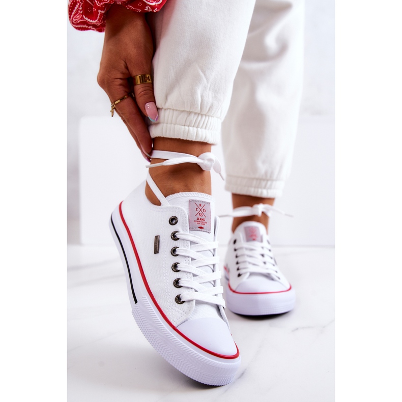Klassiske sneakers til kvinder Cross Jeans JJ2R4009C Hvid 1