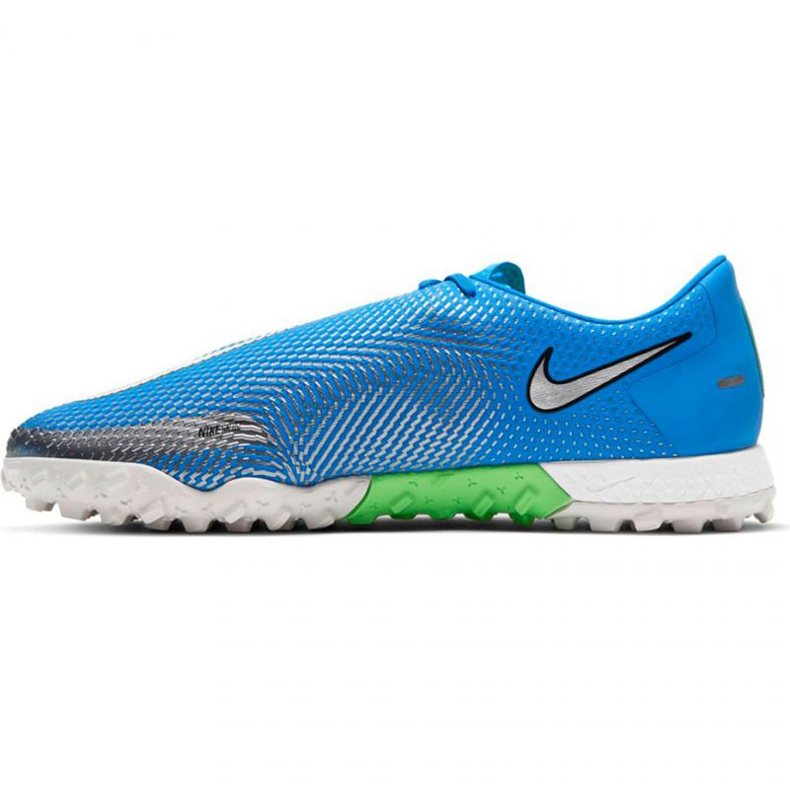 Nike React Phantom Gt Pro Tf M CK8468 400 fodboldsko blå blå 1