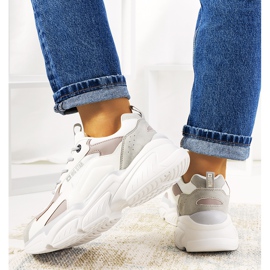 Hvide sneakers Big Star HH274255 beige 2