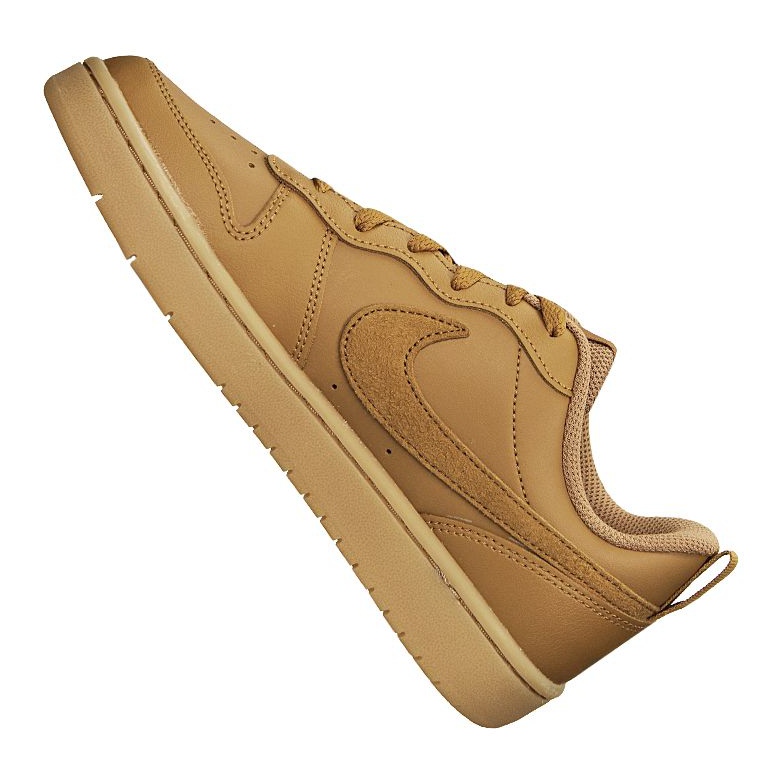 Nike Court Borough Low 2 (GS) Jr BQ5448-700 sko brun flerfarvet 1