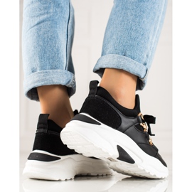 TRENDI Moderigtige sneakers sort 1