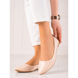 Seastar Beige lakerede ballerinaer 1