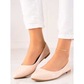 Seastar Beige lakerede ballerinaer 2