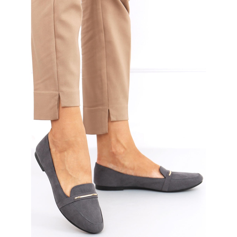 Pinto Grey dame loafers grå 1